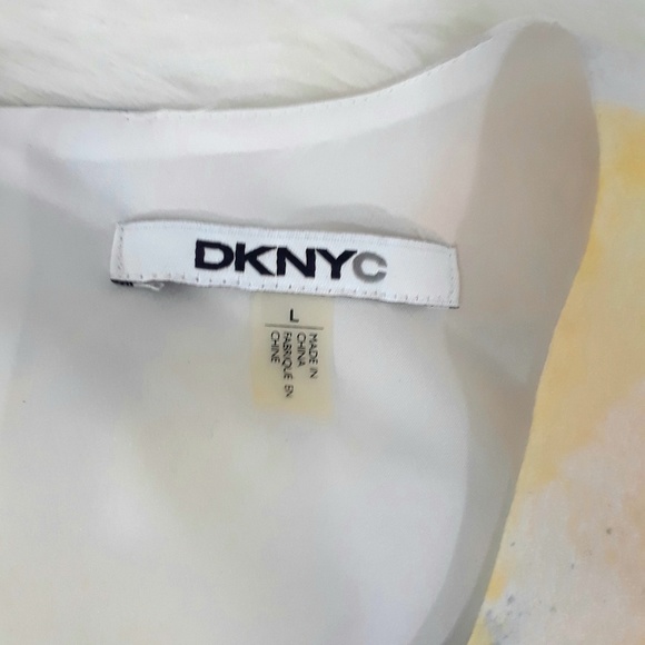 DKNYC sleeveless assymetrical top size L - Picture 3 of 7